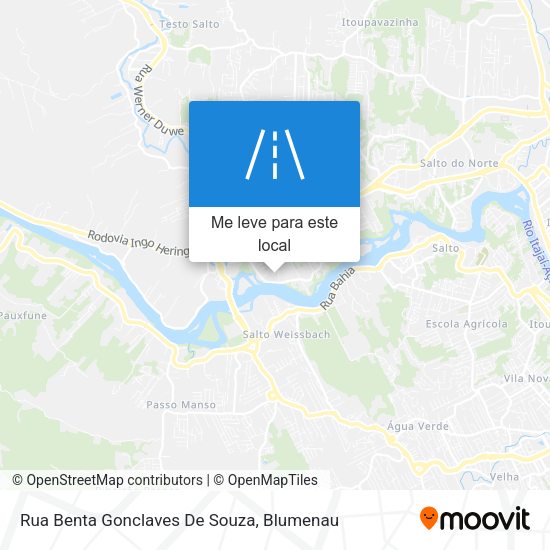 Rua Benta Gonclaves De Souza mapa