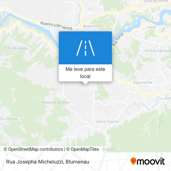 Rua Josepha Micheluzzi mapa