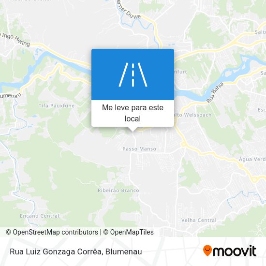Rua Luiz Gonzaga Corrêa mapa
