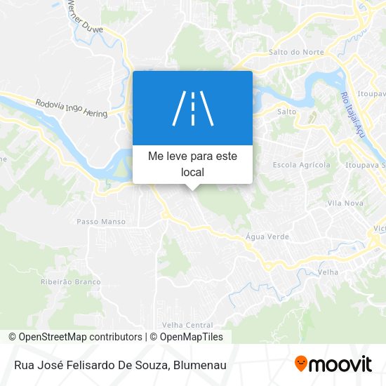 Rua José Felisardo De Souza mapa