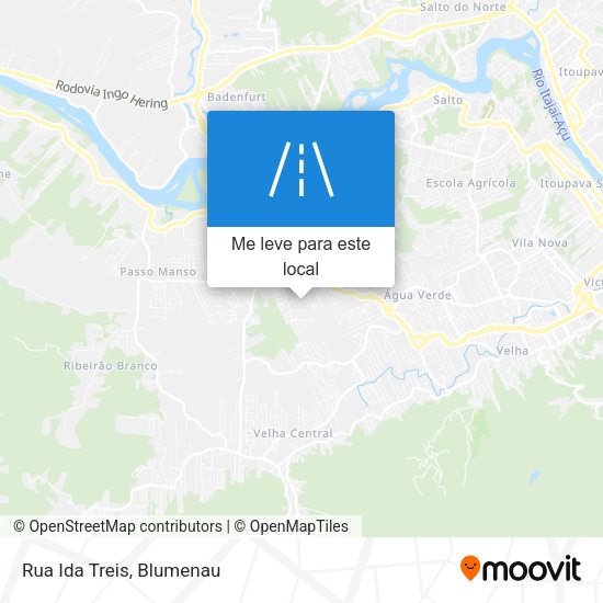 Rua Ida Treis mapa