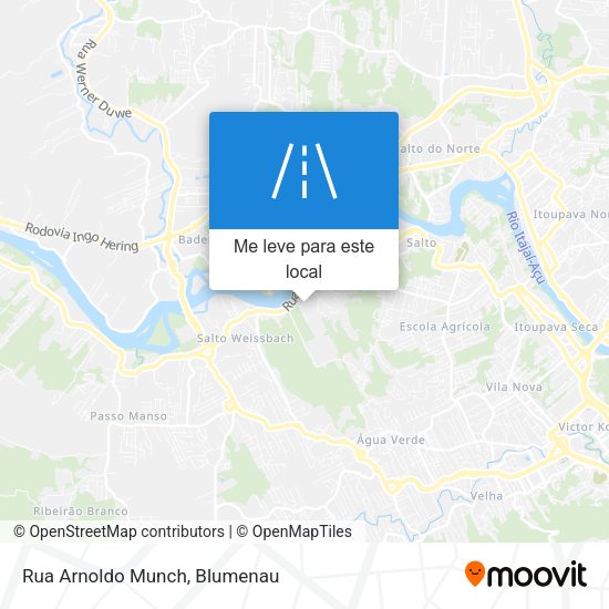 Rua Arnoldo Munch mapa