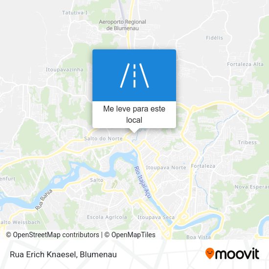 Rua Erich Knaesel mapa