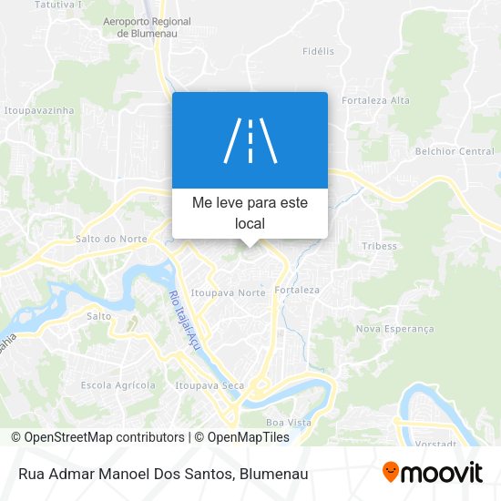 Rua Admar Manoel Dos Santos mapa