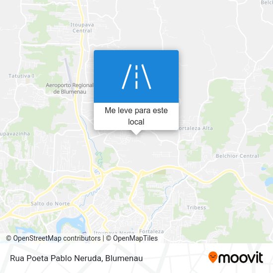 Rua Poeta Pablo Neruda mapa