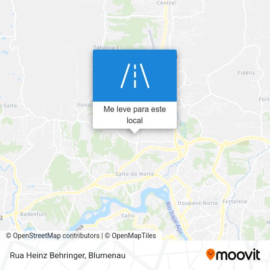 Rua Heinz Behringer mapa