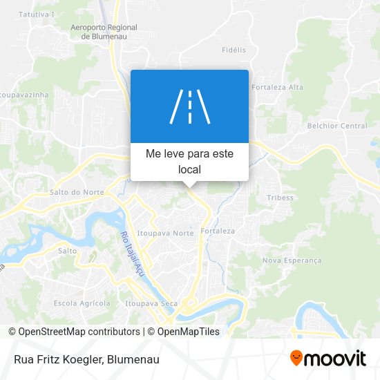 Rua Fritz Koegler mapa