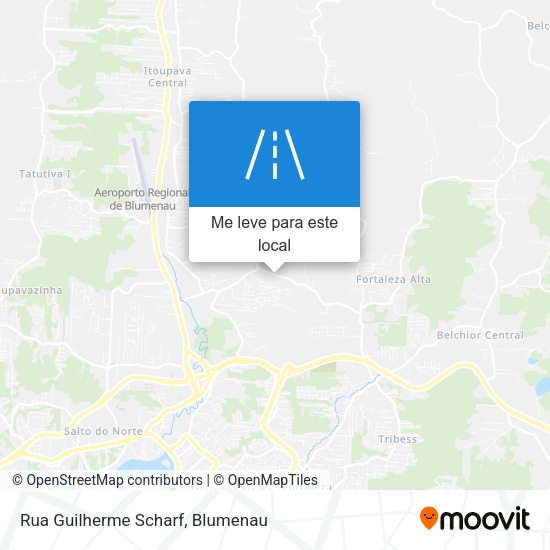 Rua Guilherme Scharf mapa