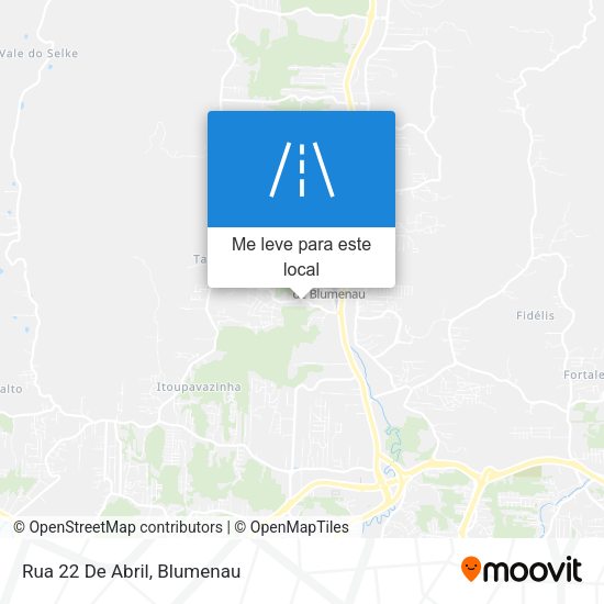 Rua 22 De Abril mapa