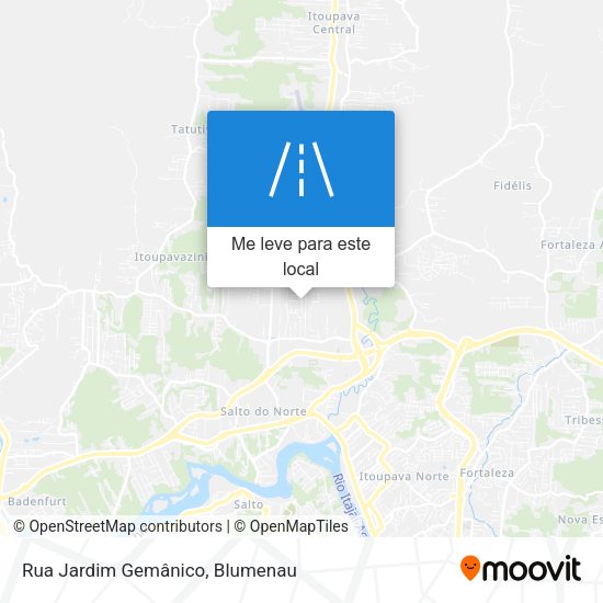 Rua Jardim Gemânico mapa