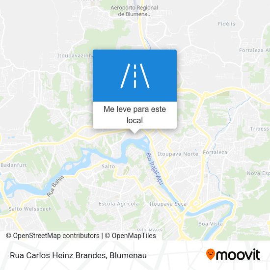 Rua Carlos Heinz Brandes mapa