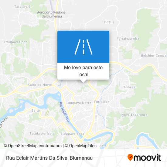 Rua Eclair Martins Da Silva mapa