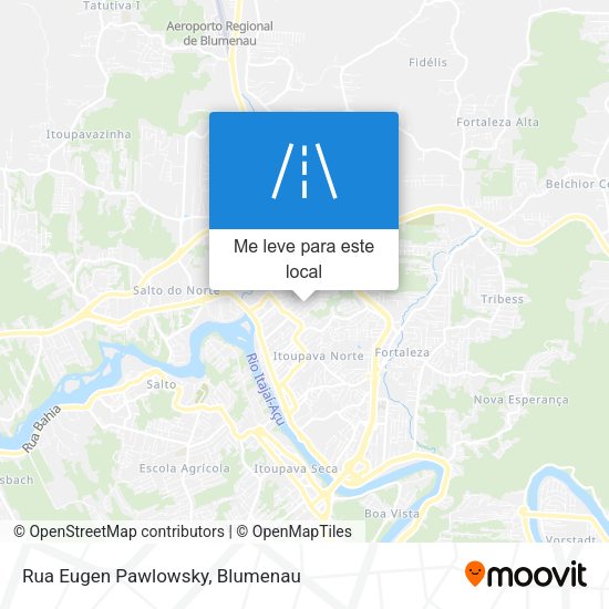 Rua Eugen Pawlowsky mapa