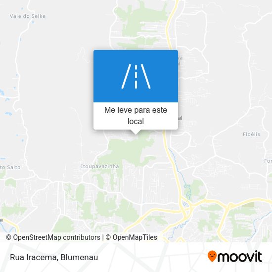 Rua Iracema mapa