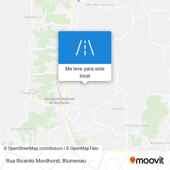 Rua Ricardo Mordhorst mapa