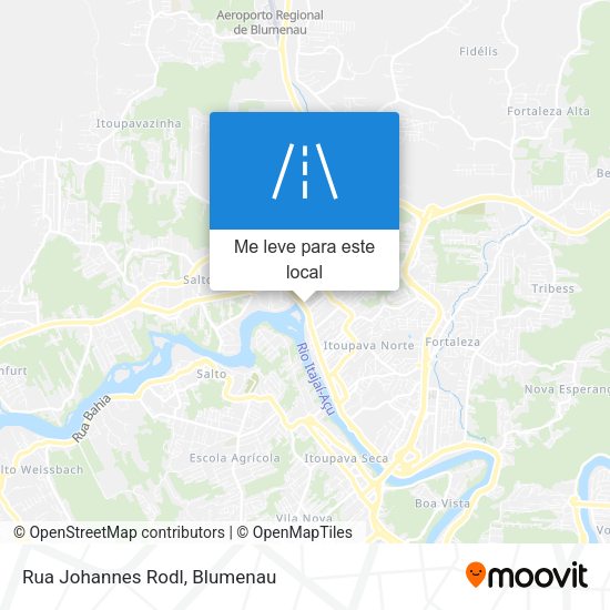 Rua Johannes Rodl mapa