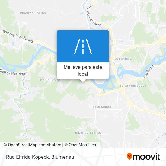 Rua Elfrida Kopeck mapa