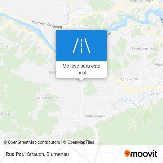Rua Paul Strauch mapa