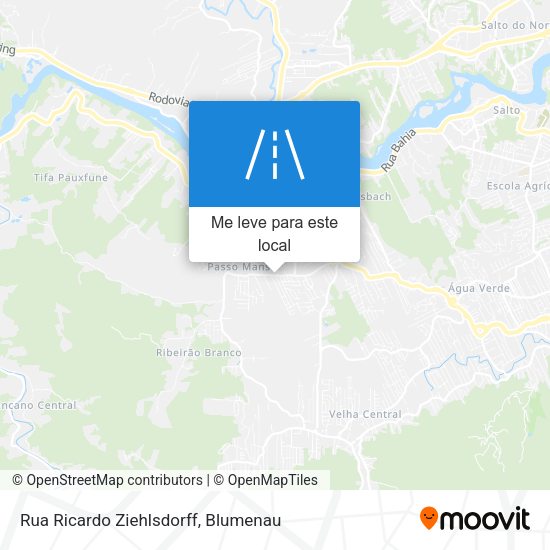 Rua Ricardo Ziehlsdorff mapa
