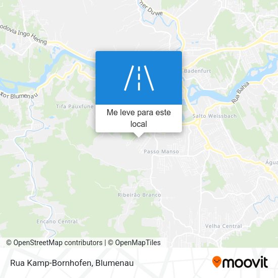 Rua Kamp-Bornhofen mapa