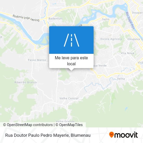 Rua Doutor Paulo Pedro Mayerle mapa