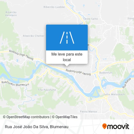 Rua José João Da Silva mapa