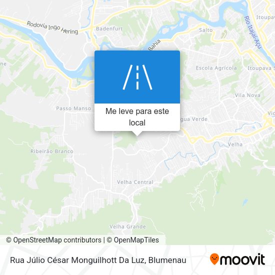 Rua Júlio César Monguilhott Da Luz mapa