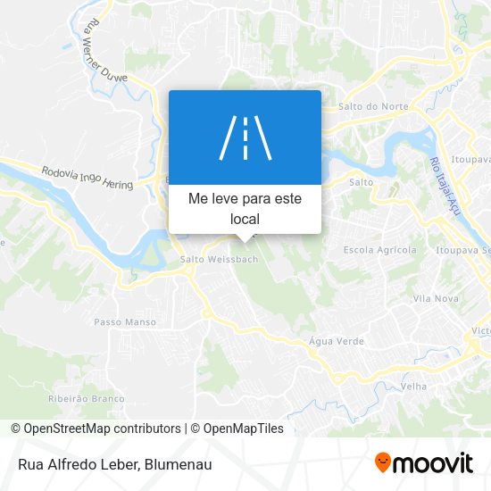 Rua Alfredo Leber mapa
