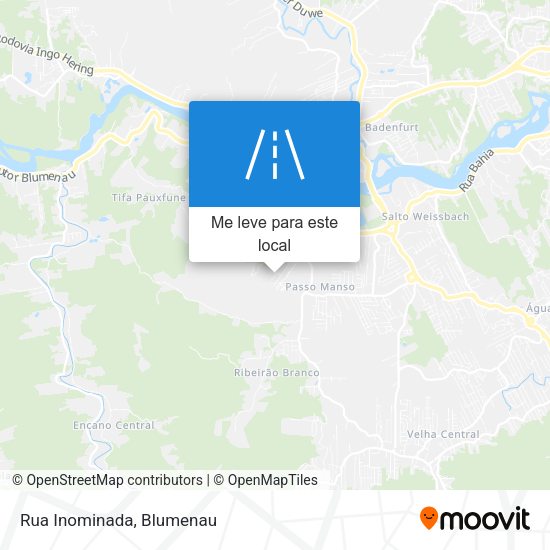 Rua Inominada mapa