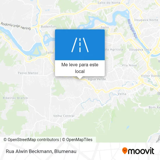 Rua Alwin Beckmann mapa