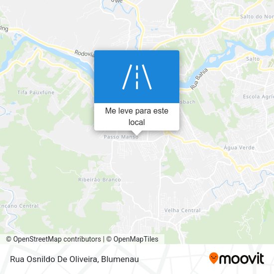 Rua Osnildo De Oliveira mapa