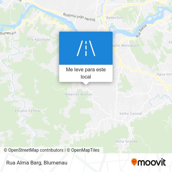 Rua Alma Barg mapa