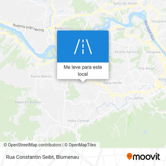 Rua Constantin Seibt mapa