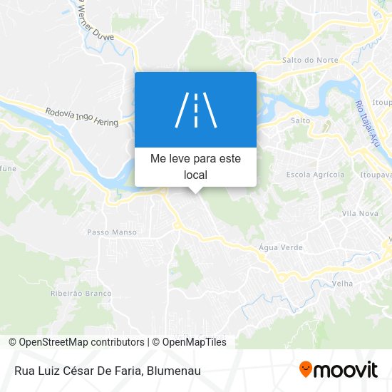 Rua Luiz César De Faria mapa