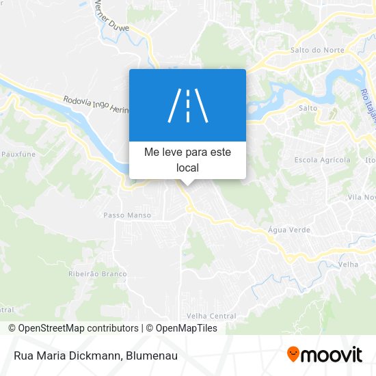 Rua Maria Dickmann mapa