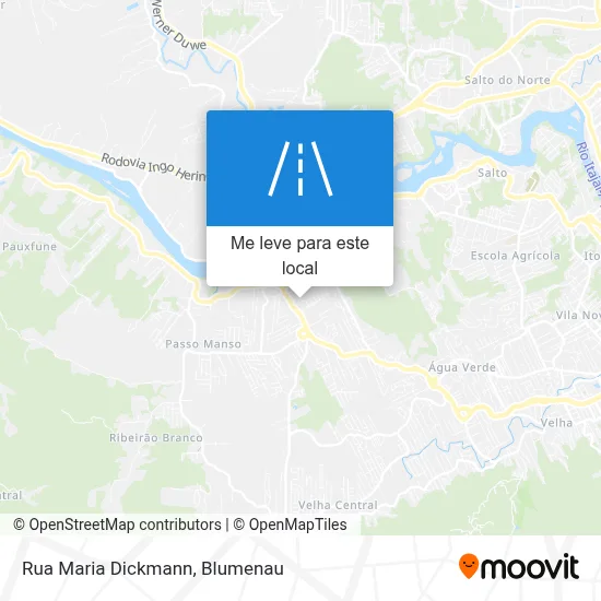 Rua Maria Dickmann mapa