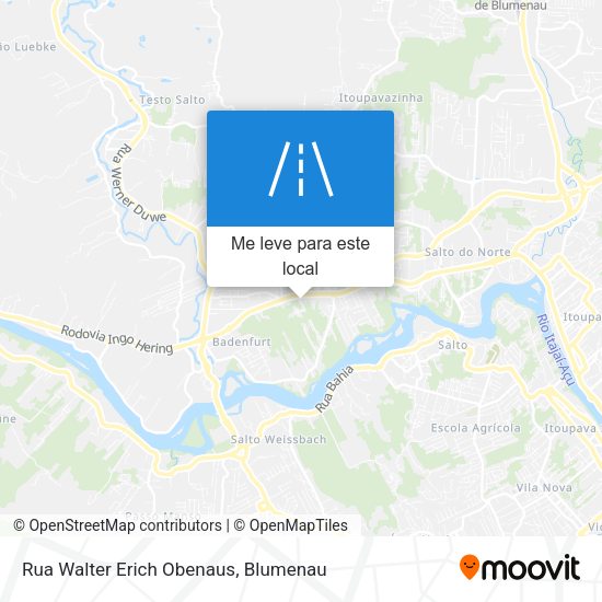 Rua Walter Erich Obenaus mapa
