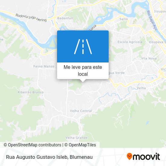 Rua Augusto Gustavo Isleb mapa