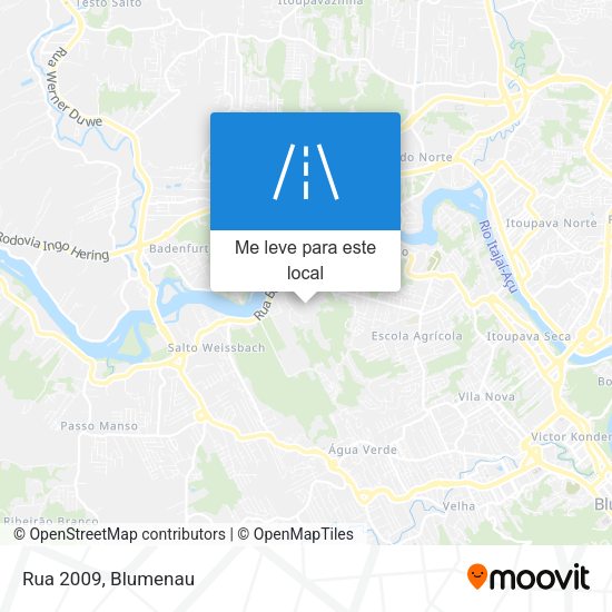 Rua 2009 mapa
