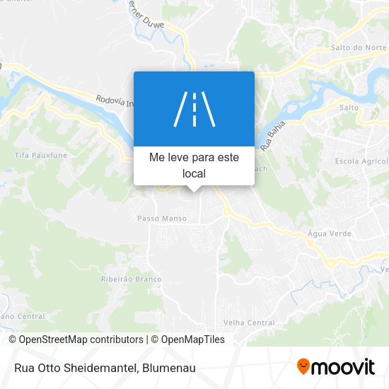 Rua Otto Sheidemantel mapa