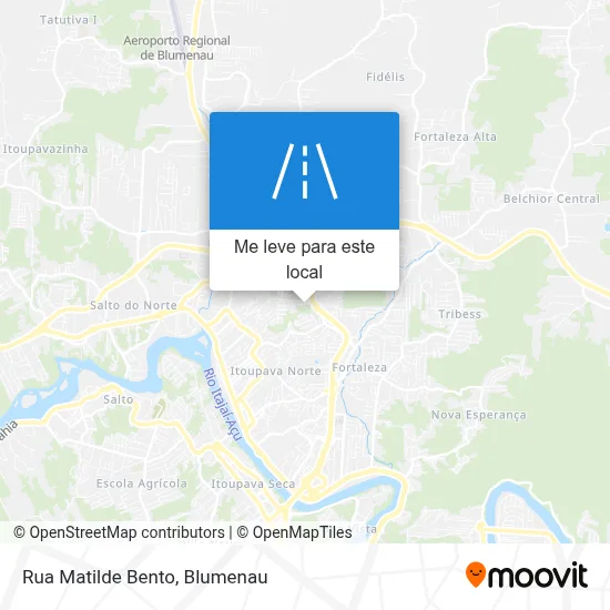 Rua Matilde Bento mapa