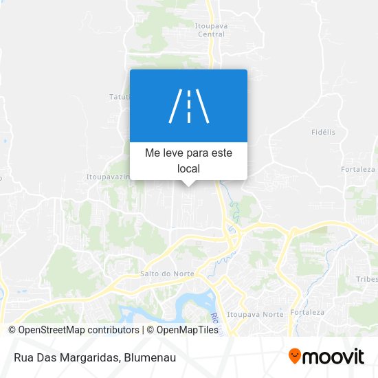 Rua Das Margaridas mapa