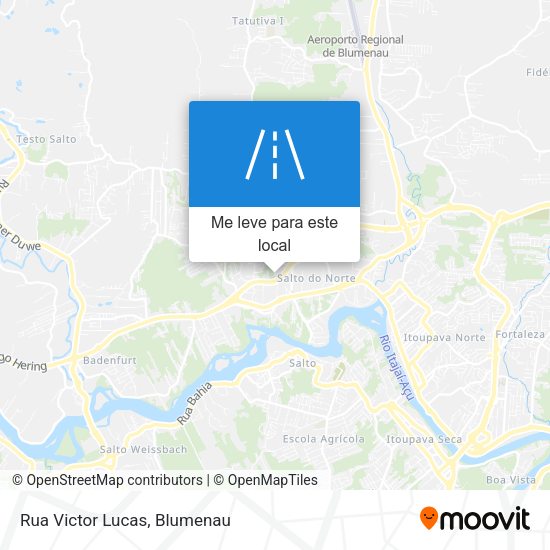 Rua Victor Lucas mapa