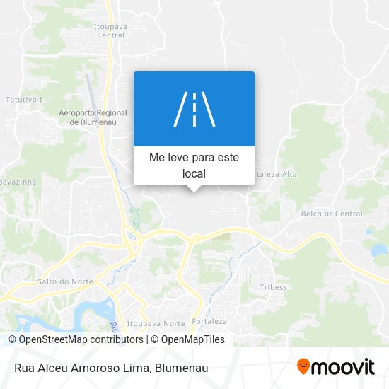 Rua Alceu Amoroso Lima mapa
