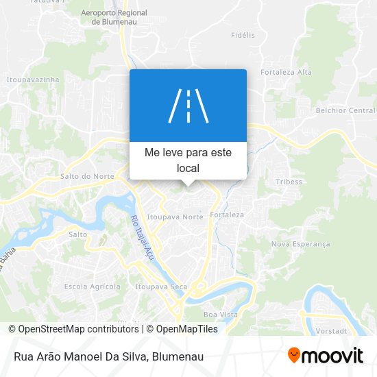 Rua Arão Manoel Da Silva mapa