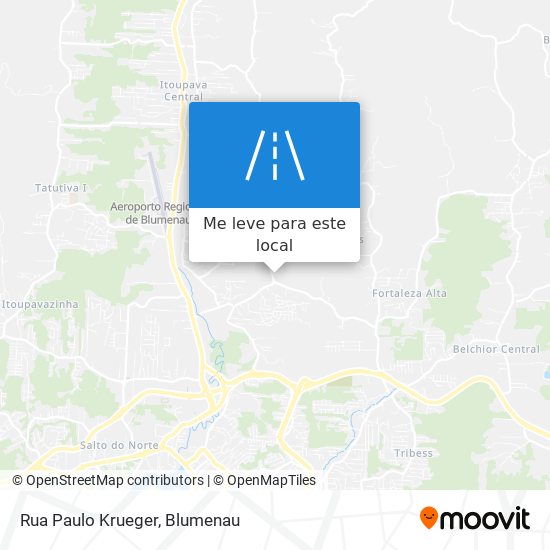 Rua Paulo Krueger mapa