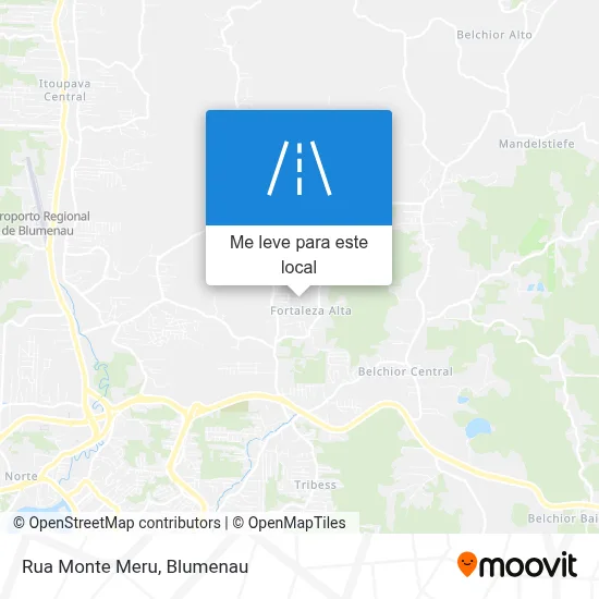 Rua Monte Meru mapa