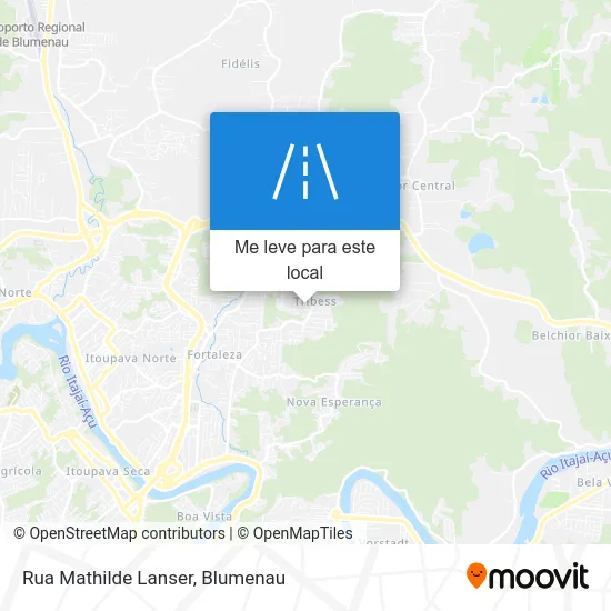 Rua Mathilde Lanser mapa