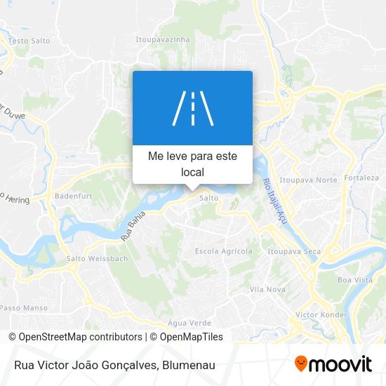 Rua Victor João Gonçalves mapa
