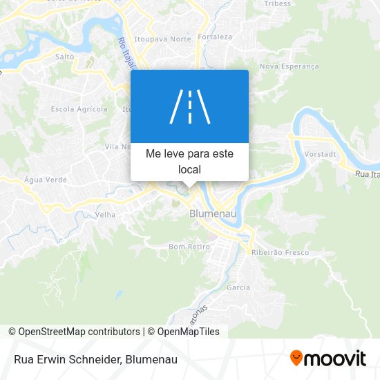 Rua Erwin Schneider mapa